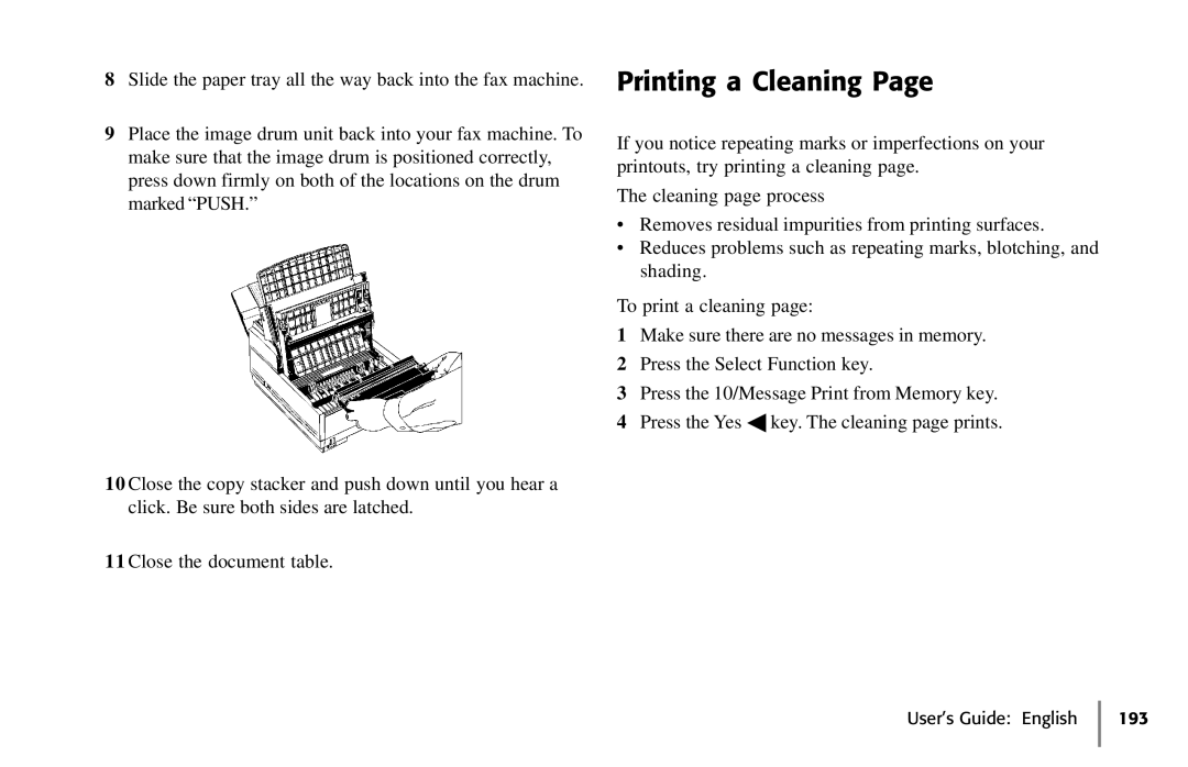 Oki 5650 manual Printing a Cleaning 