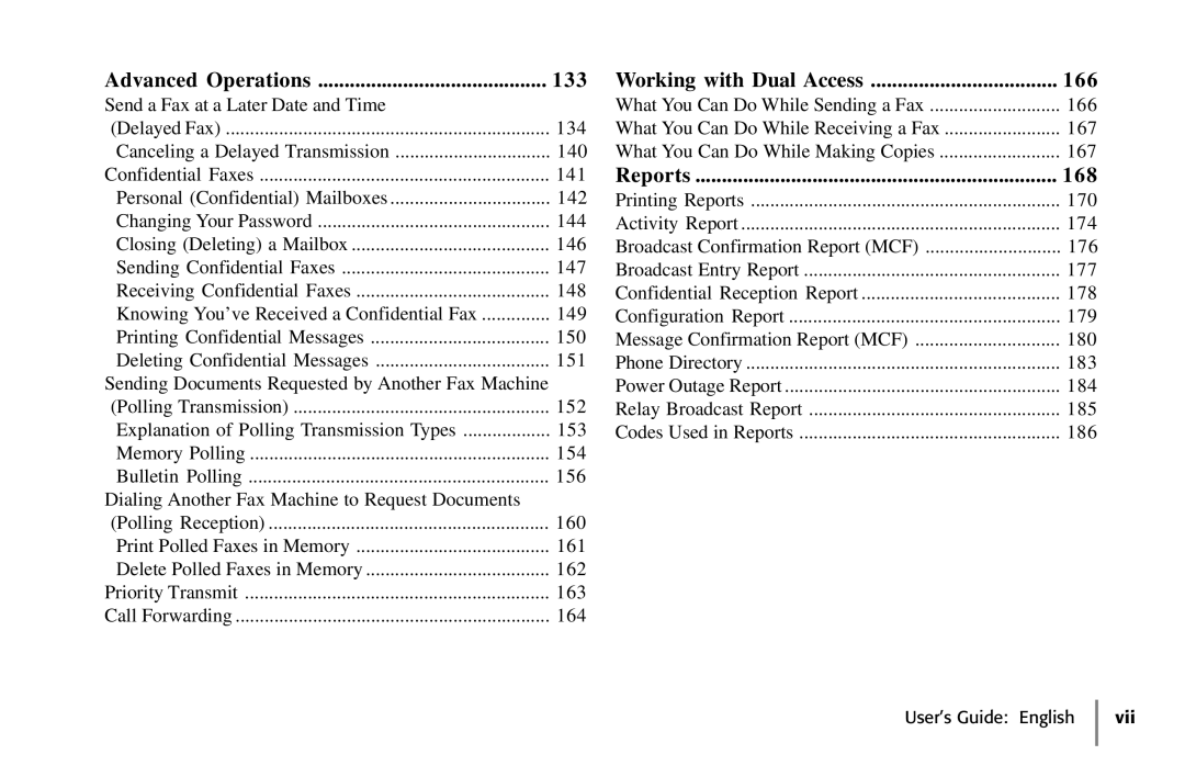 Oki 5650 manual 133, Reports 