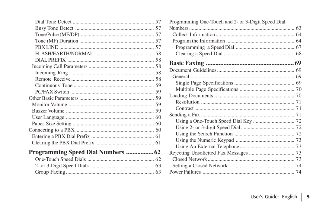 Oki 59502, 5750 manual Programming Speed Dial Numbers 