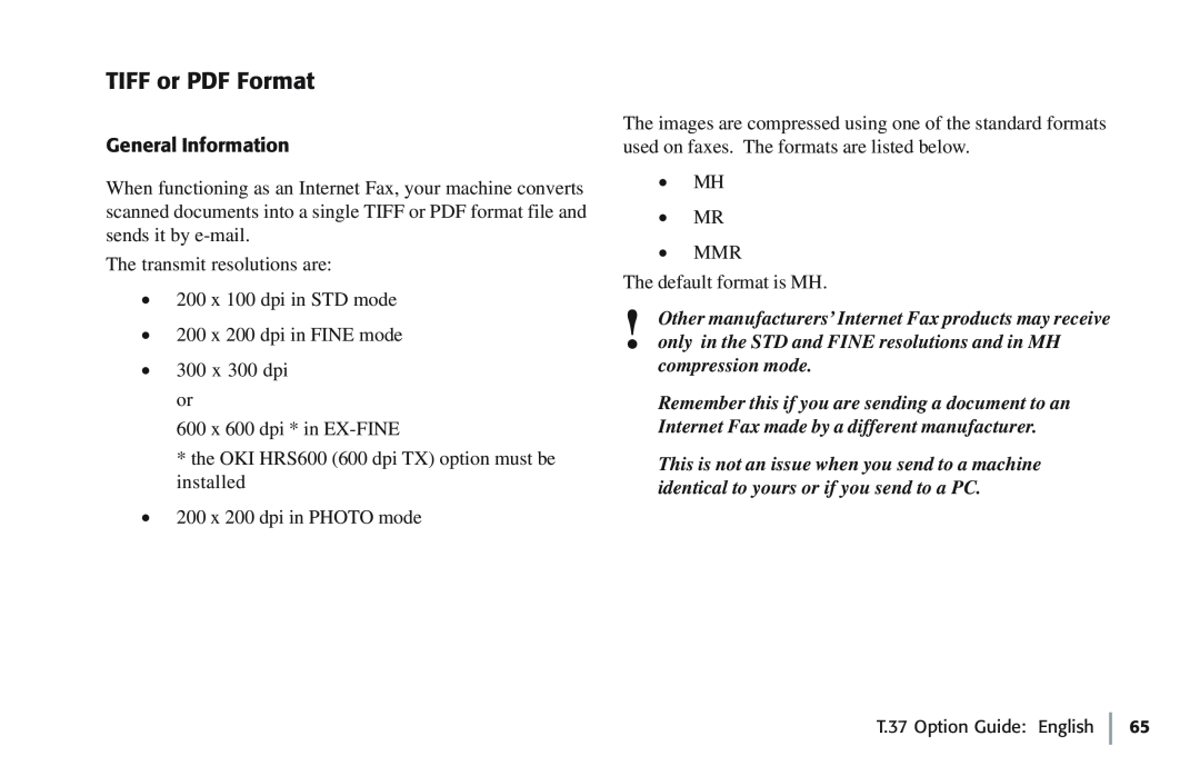 Oki 5780 manual TIFF or PDF Format 