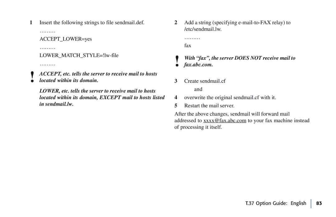 Oki 5780 manual With fax, the server does not receive mail to fax.abc.com 