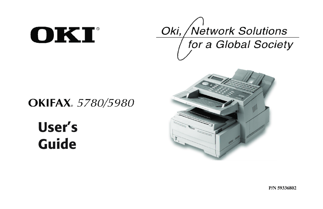 Oki 5780 manual User’s Guide 