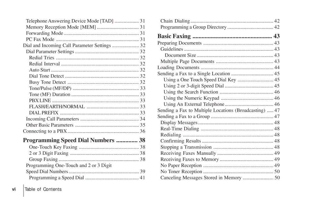 Oki 5900 manual Programming Speed Dial Numbers 