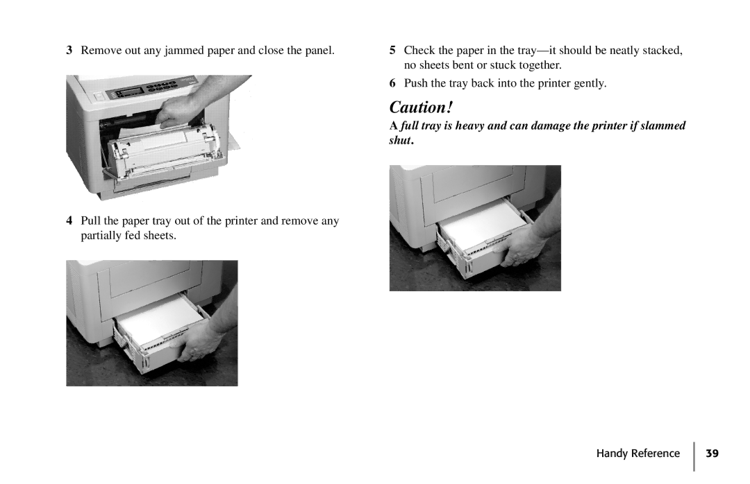 Oki 59296702 manual Handy Reference 