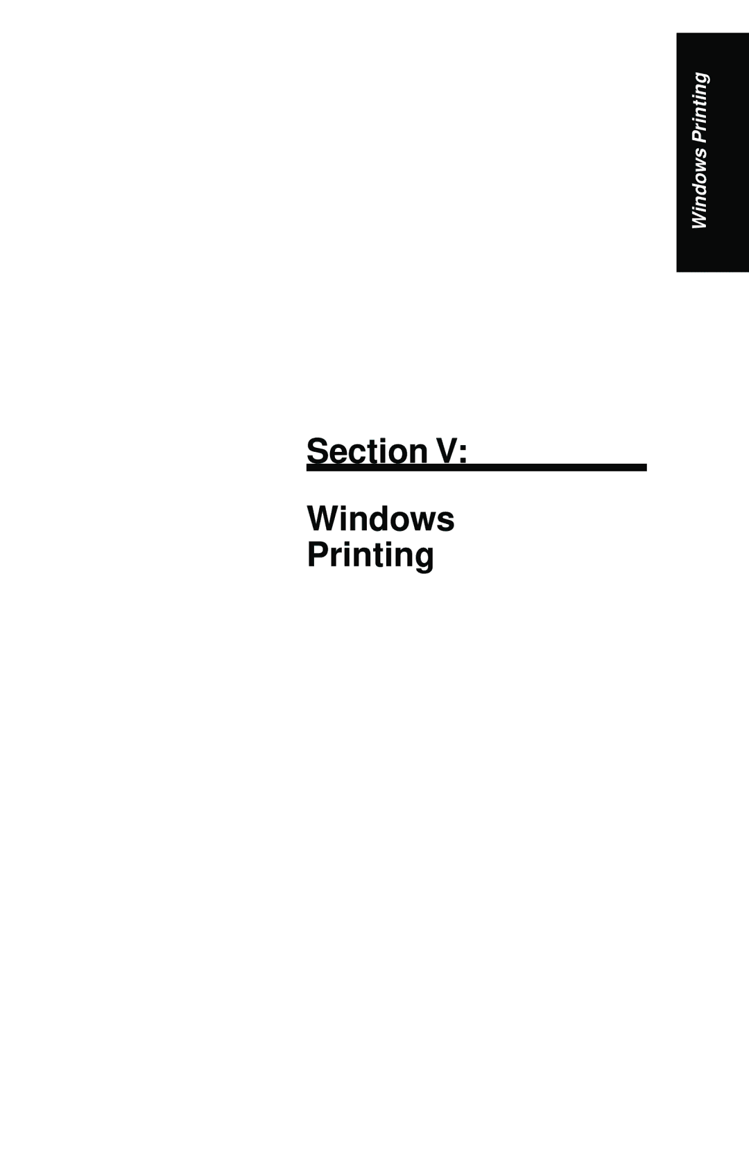 Oki 6010E manual Section Windows Printing 