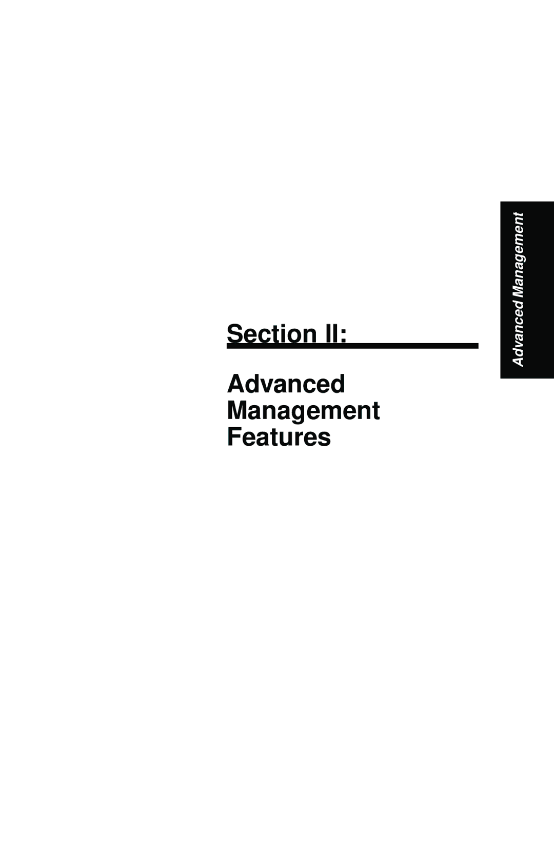 Oki 6010E manual Section Advanced Management Features 