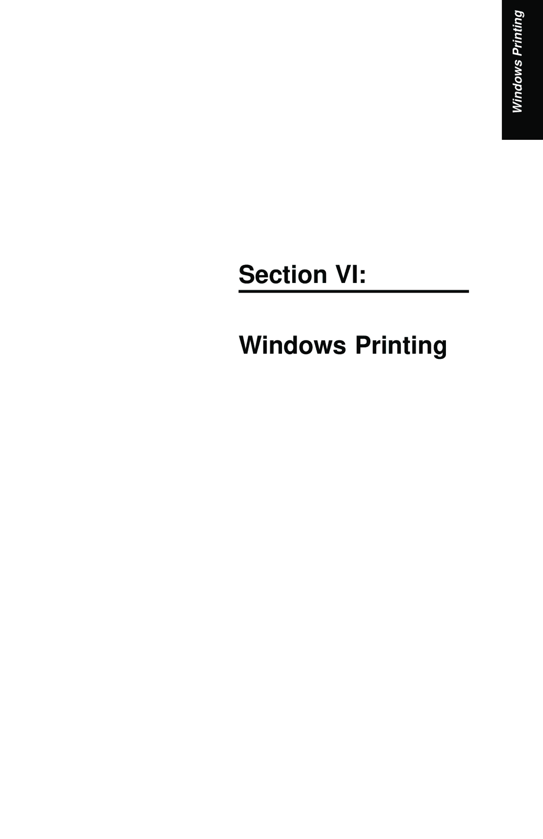 Oki 6120E manual Section Windows Printing 