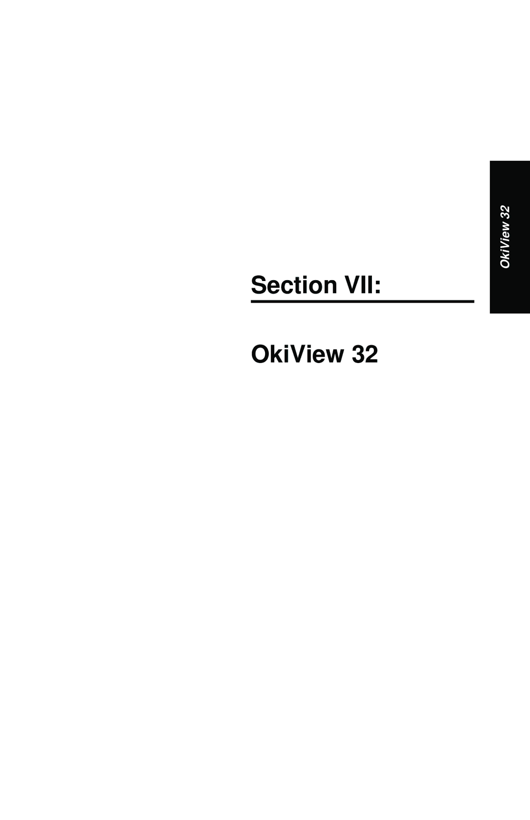 Oki 6120E manual Section OkiView 