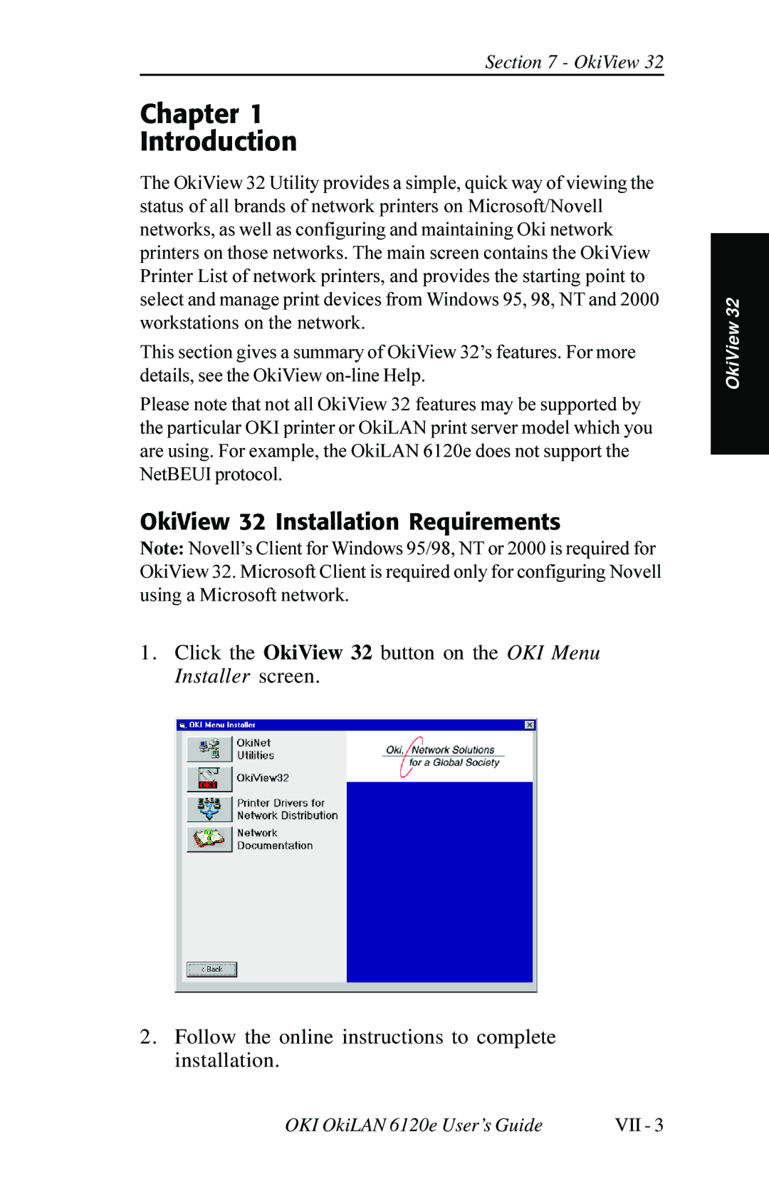 Oki 6120E manual Chapter Introduction 