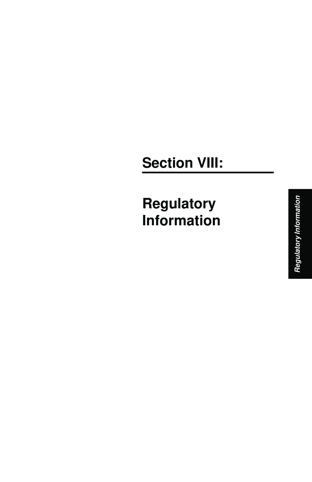 Oki 6120E manual Section Regulatory Information 