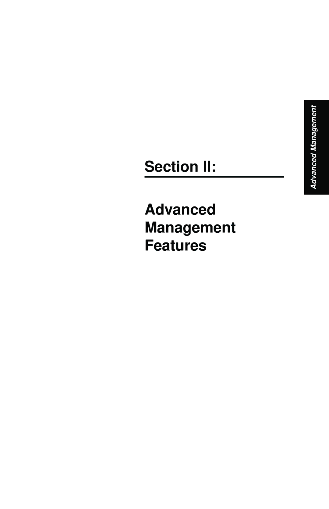 Oki 6120E manual Section Advanced Management Features 