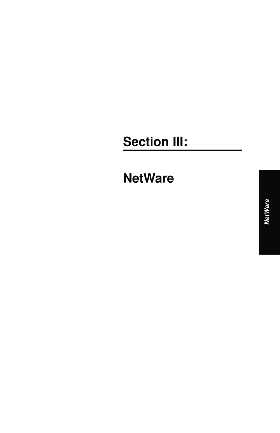 Oki 6120E manual Section NetWare 