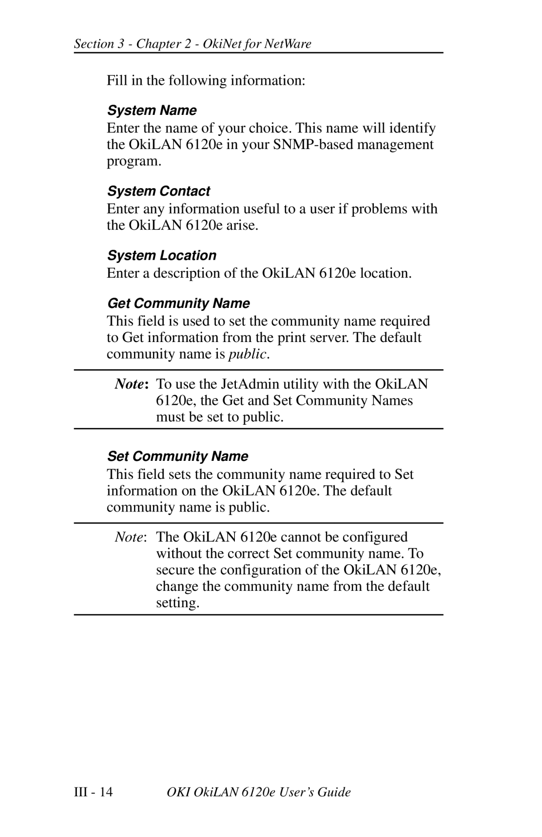 Oki 6120E manual Fill in the following information 