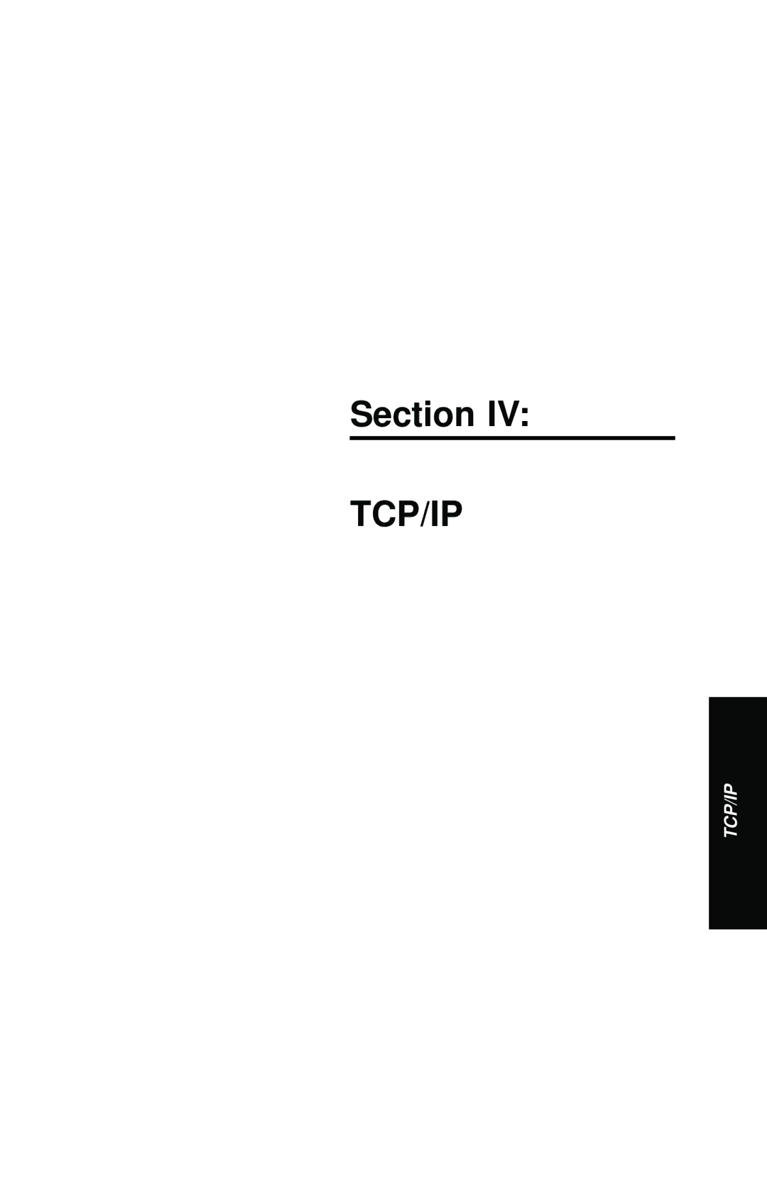 Oki 6120E manual Section, Tcp/Ip 