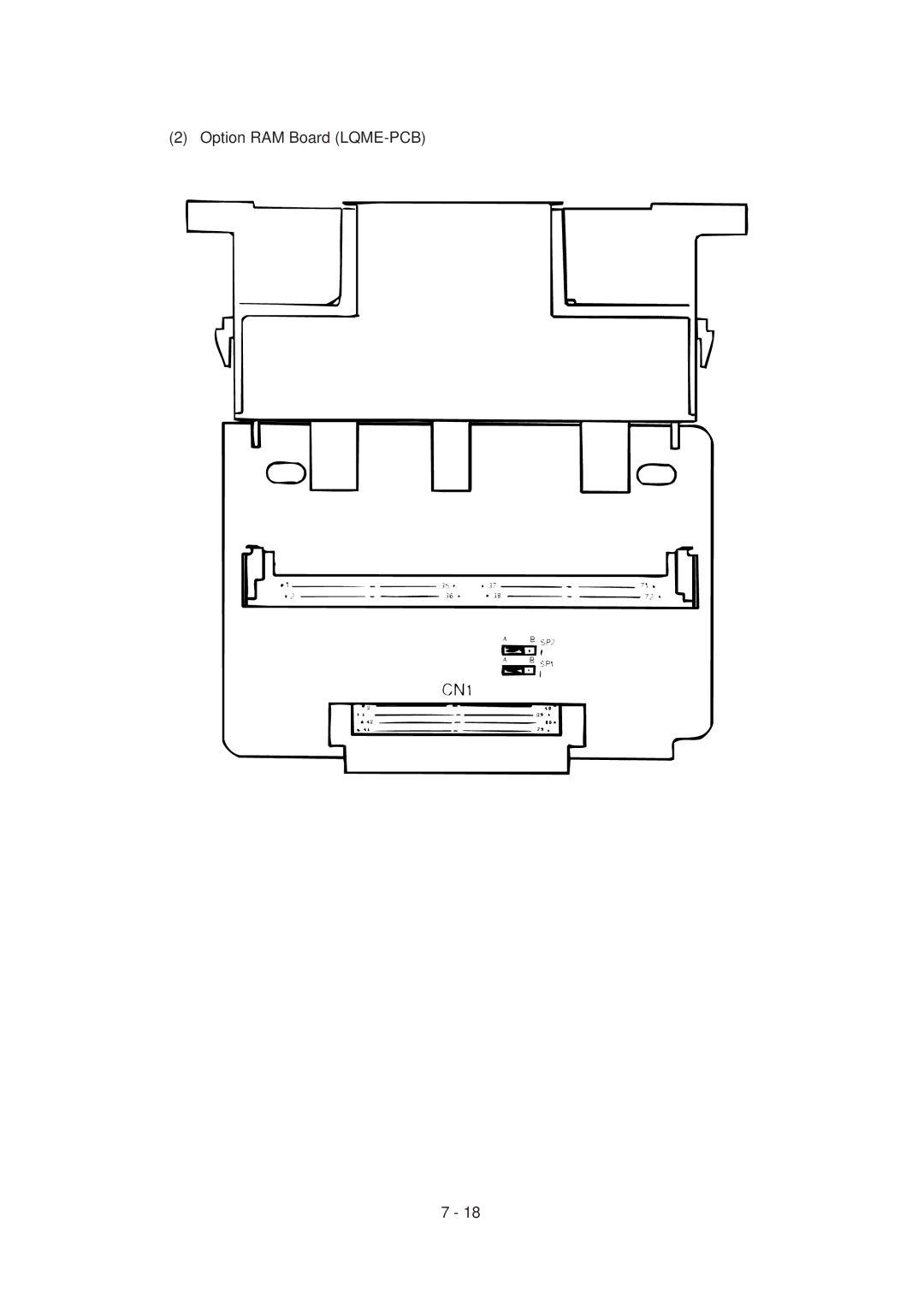 Oki 6ex, 6E specifications Option RAM Board LQME-PCB 