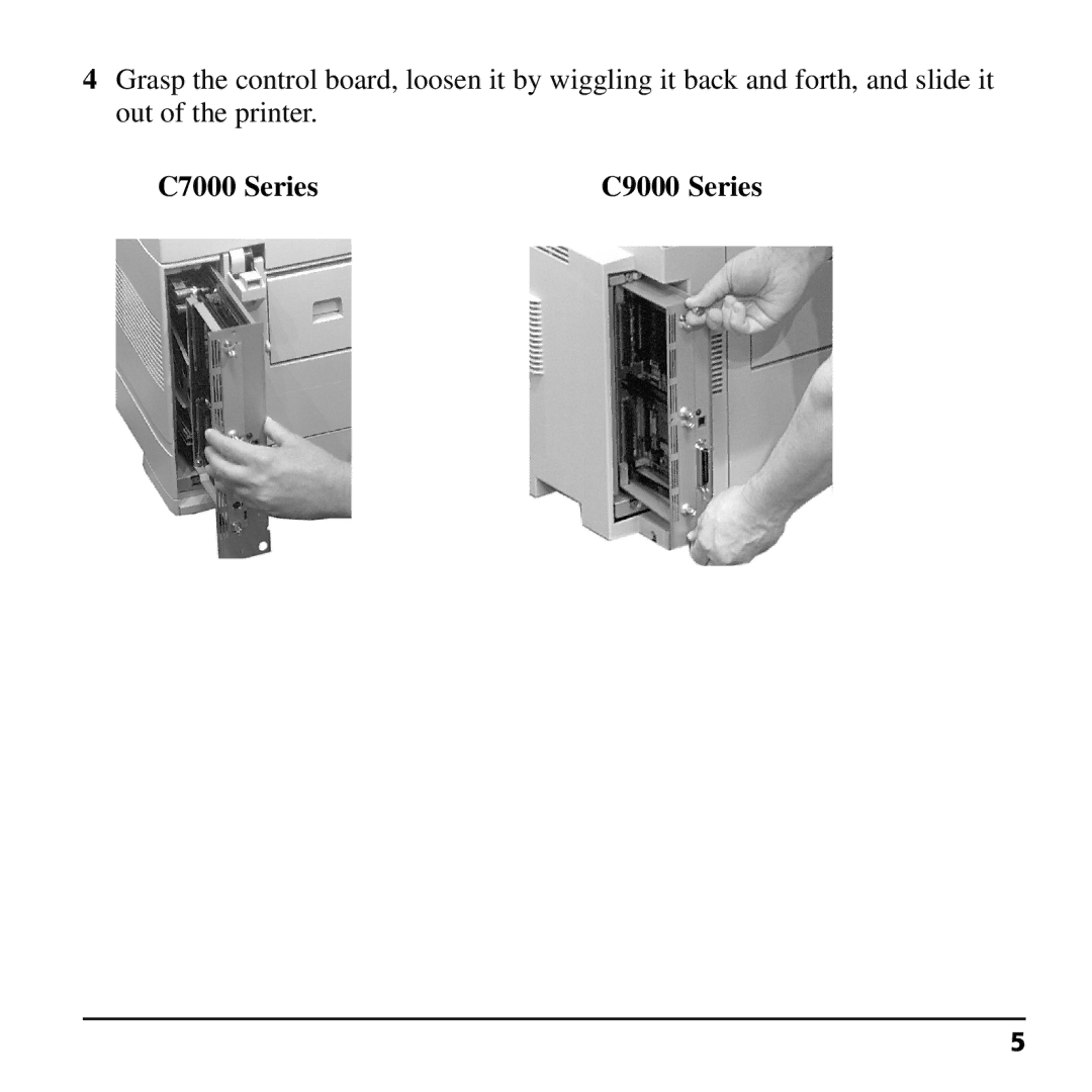 Oki 70037401, 70037601, 70037501 installation instructions C7000 Series 