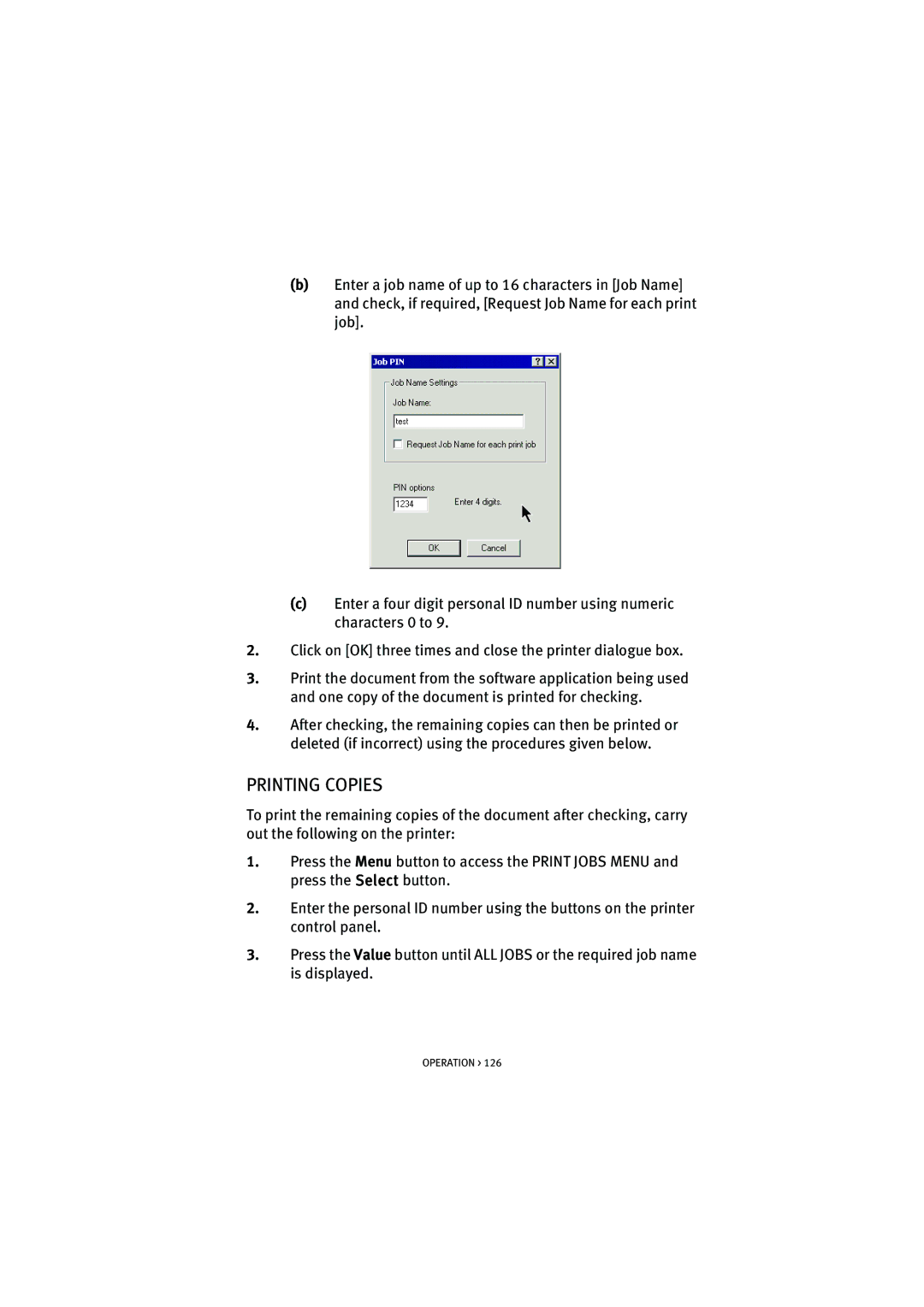 Oki 7100 manual Printing Copies 