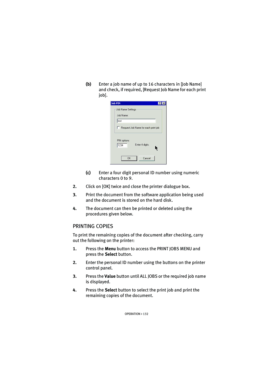 Oki 7100 manual Printing Copies 