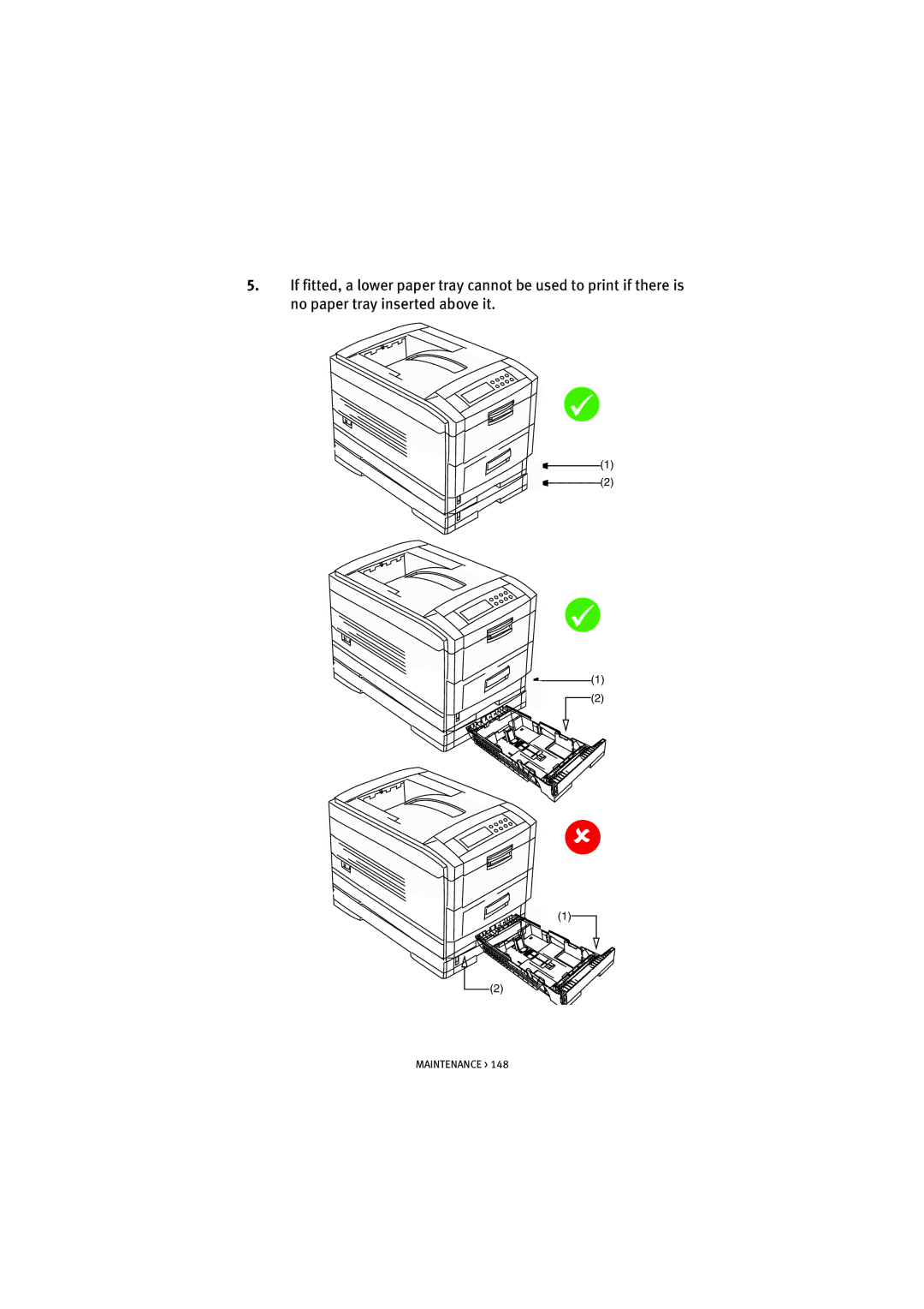 Oki 7100 manual Maintenance 