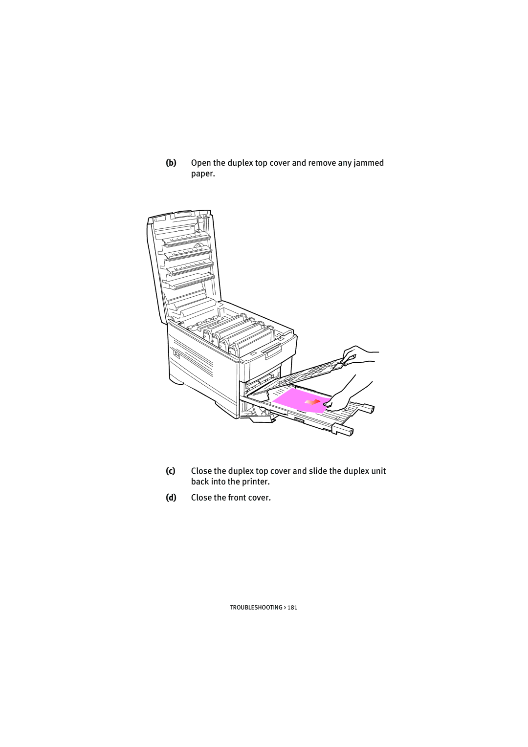 Oki 7100 manual Troubleshooting 