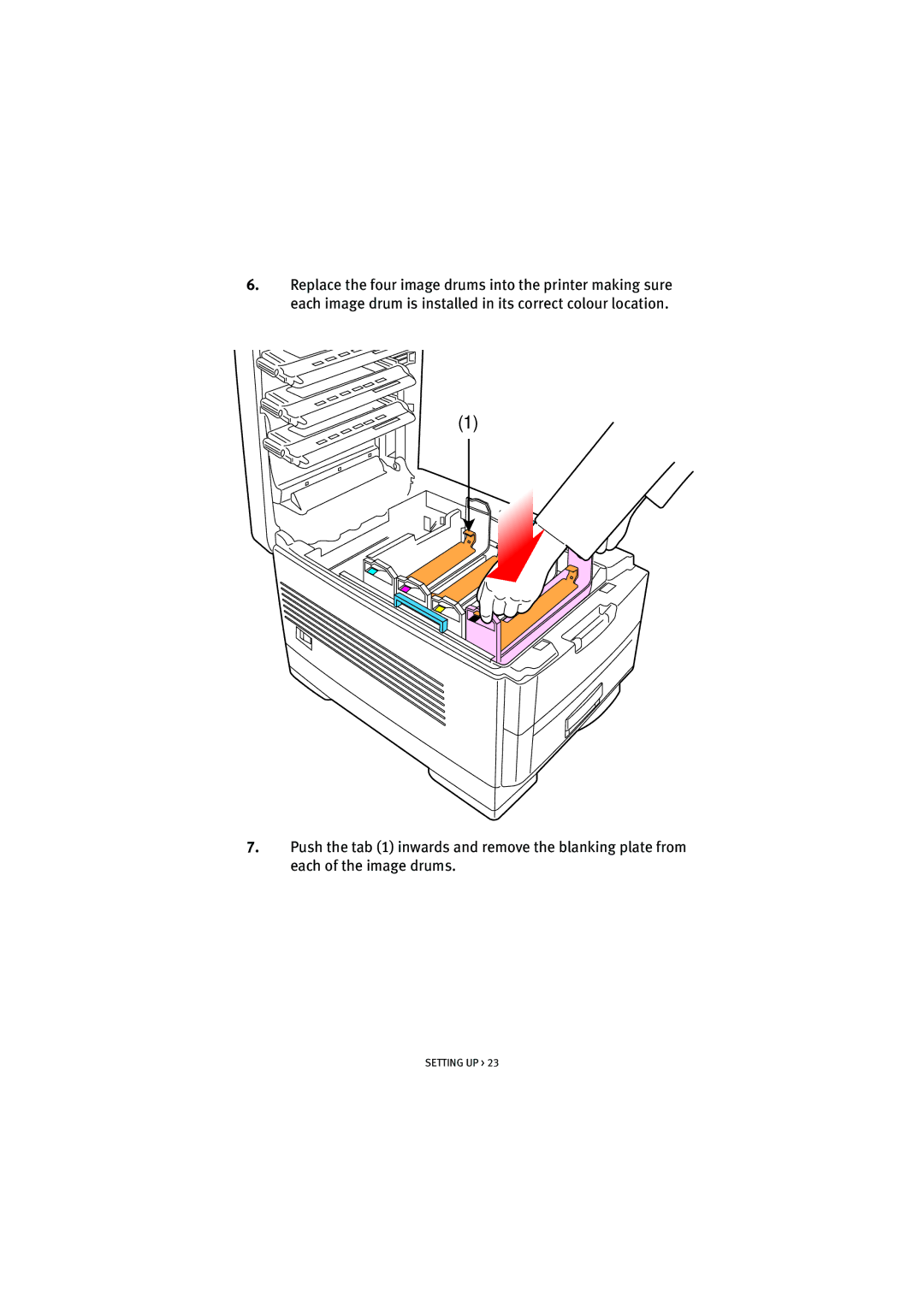 Oki 7100 manual Setting UP 