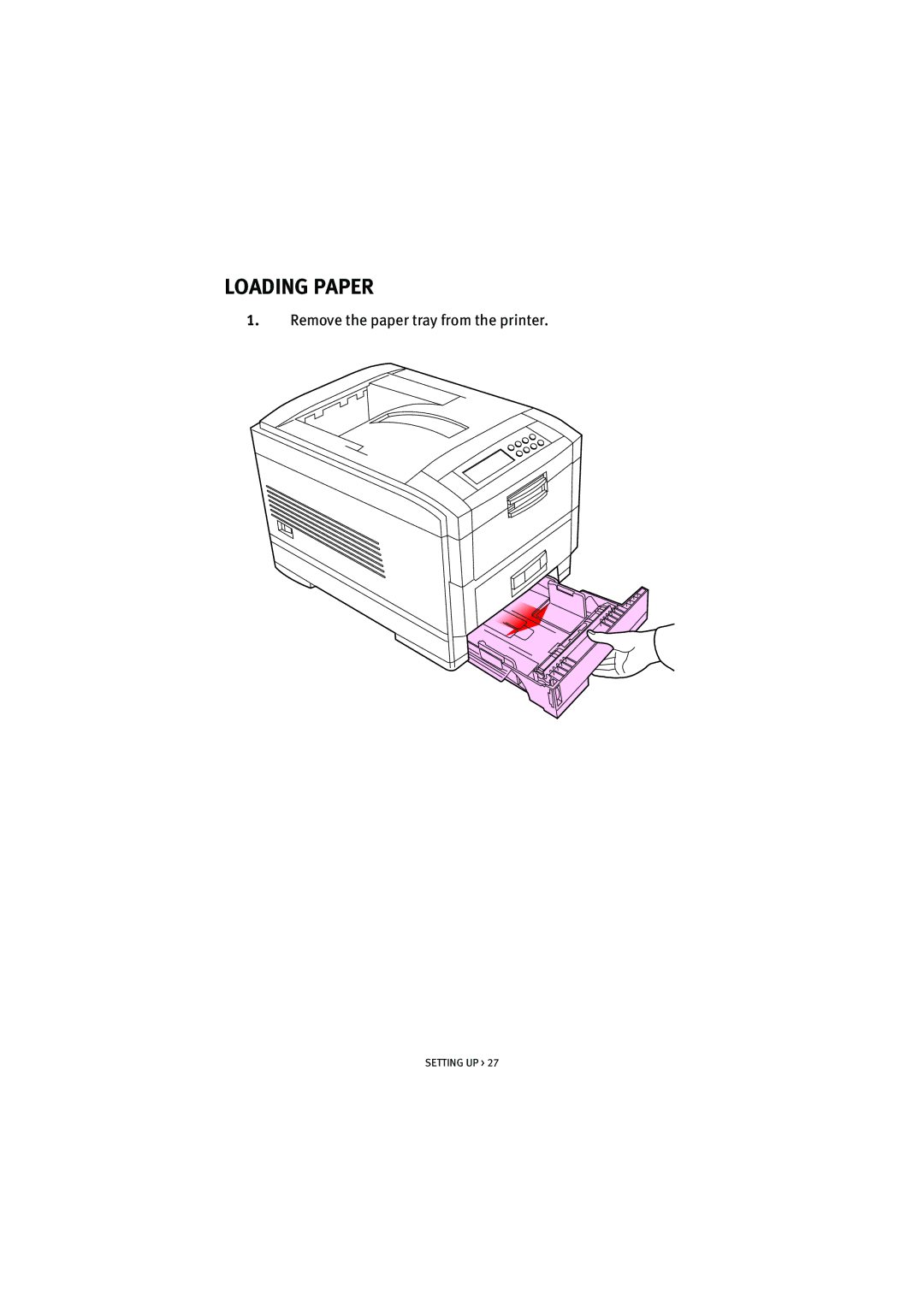 Oki 7100 manual Loading Paper 