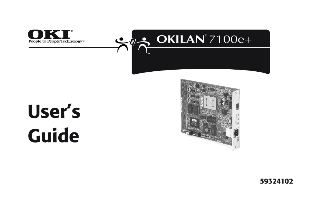 Oki 7100e+ manual User’s Guide, 59324102 