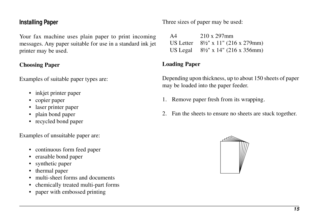 Oki 740 manual Installing Paper, Choosing Paper, Loading Paper 