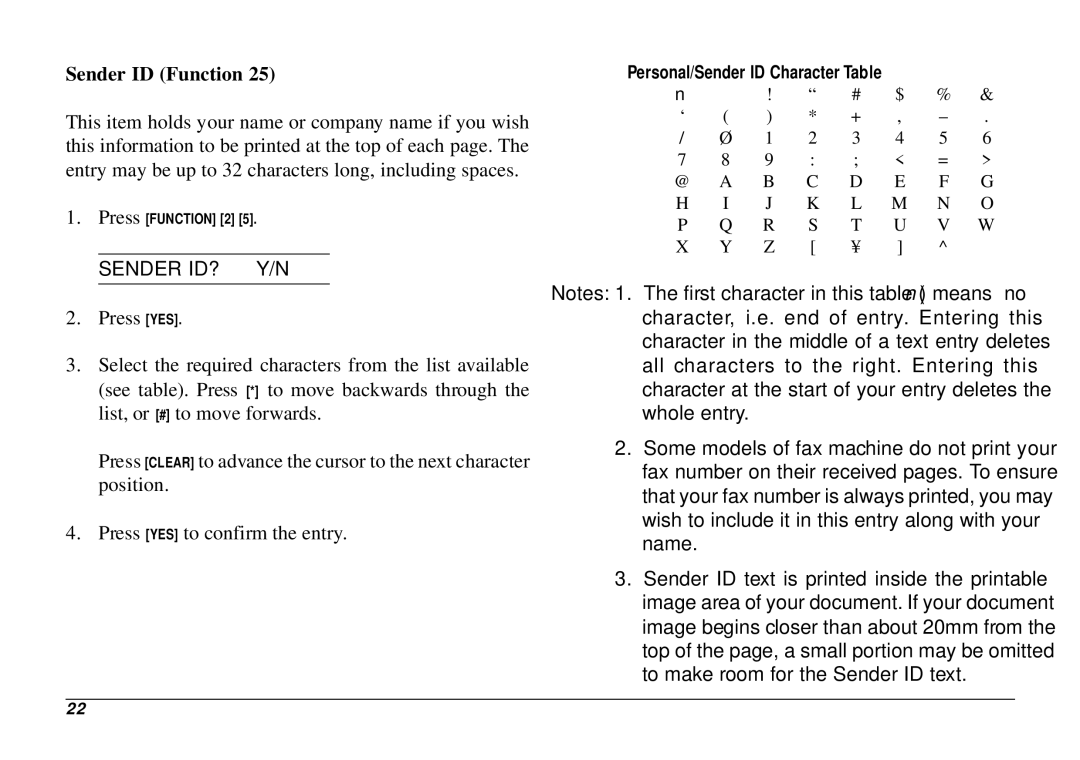 Oki 740 manual Sender ID Function, Sender ID? 