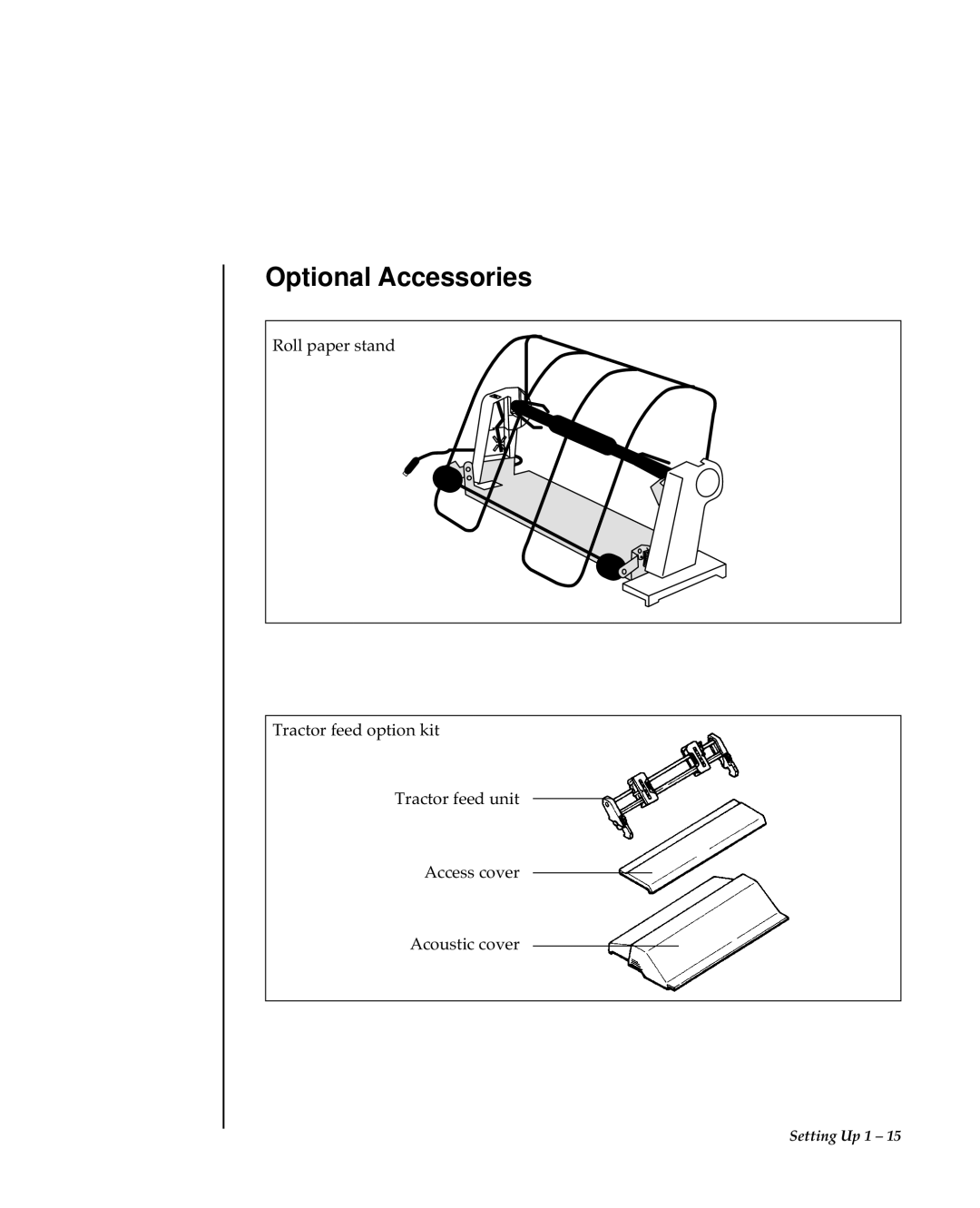 Oki 80 Series warranty Optional Accessories 