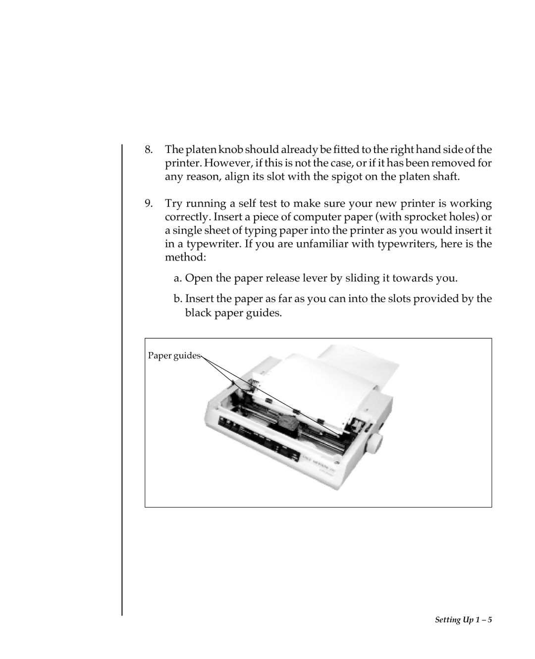 Oki 80 Series warranty Paper guides 