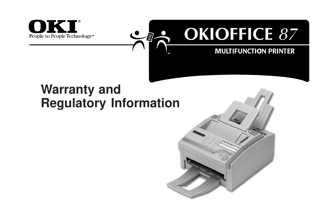 Oki 87 warranty Warranty and Regulatory Information 