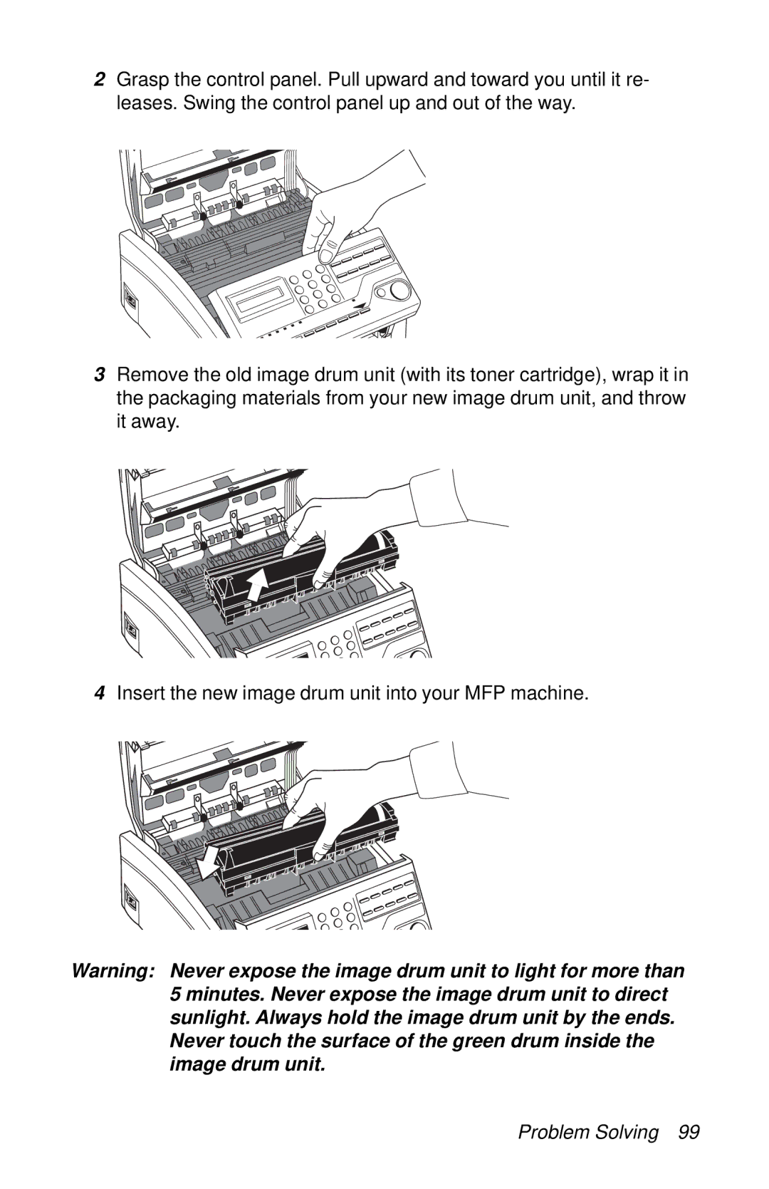 Oki 87 manual Problem Solving 