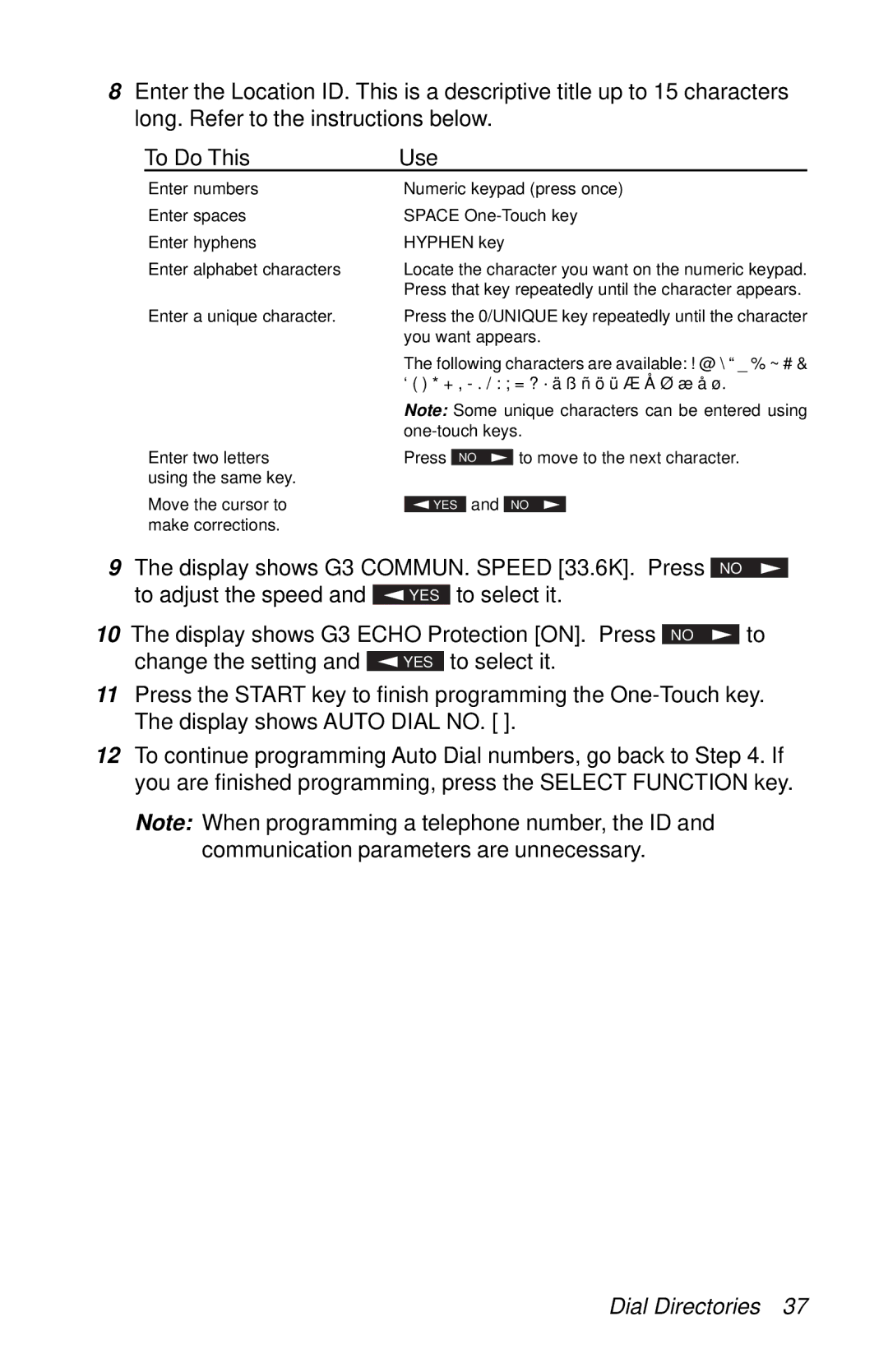 Oki 87 manual Change the setting 