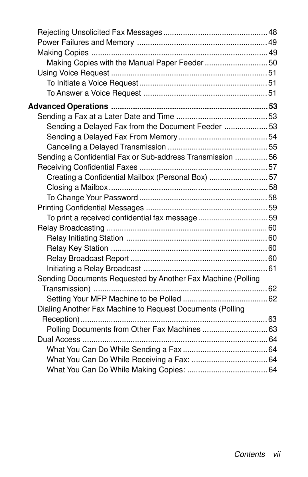 Oki 87 manual Rejecting Unsolicited Fax Messages Power Failures and Memory 