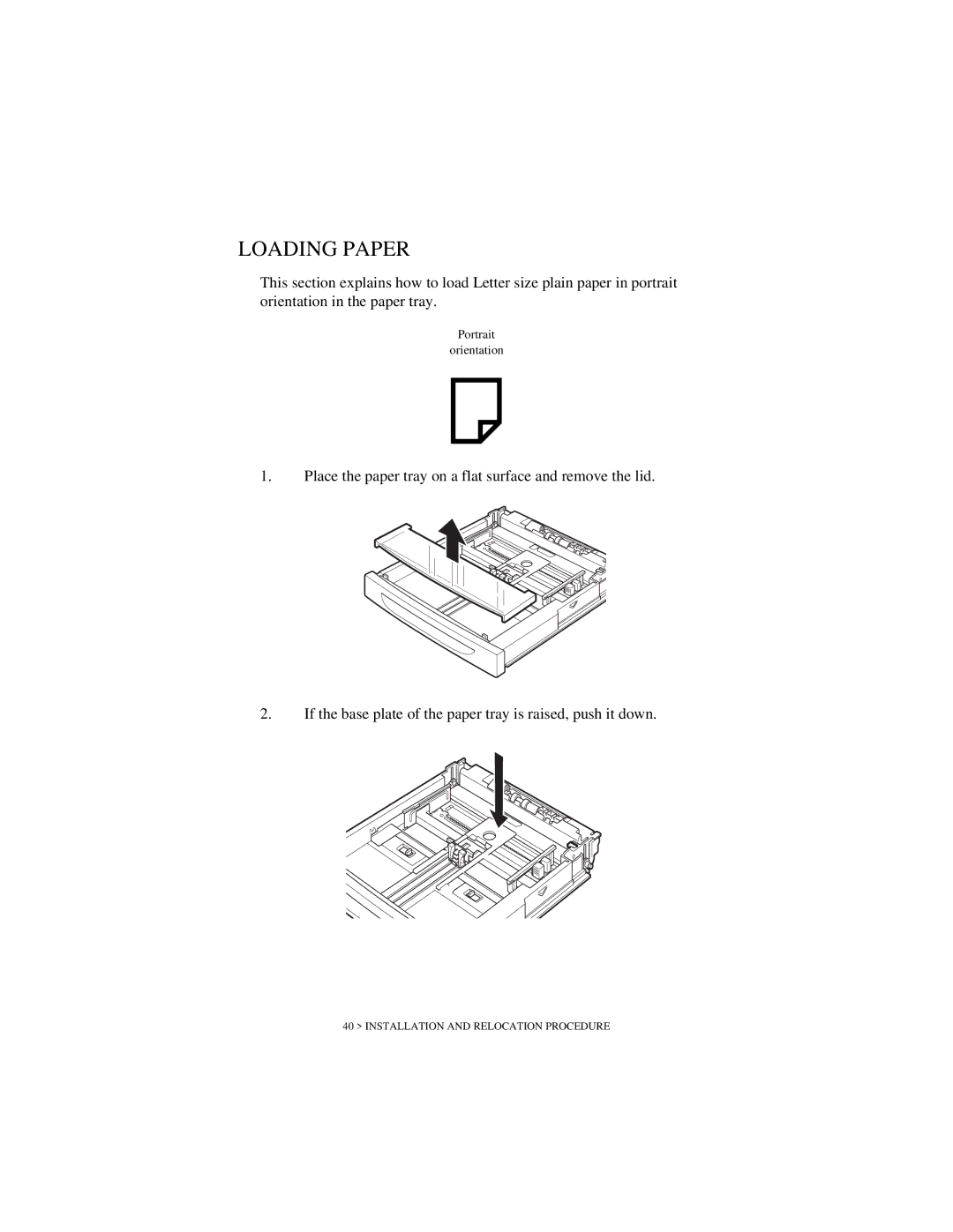 Oki B6200 Series manual Loading Paper 