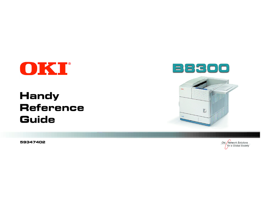 Oki B8300 manual 