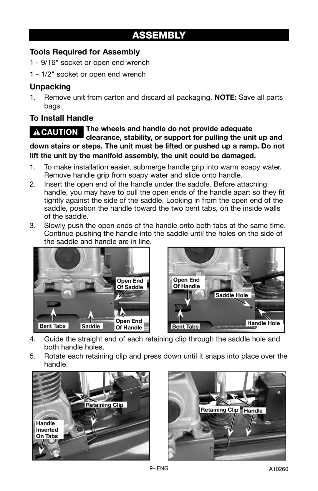 Oki C5510 instruction manual Tools Required for Assembly, Unpacking, To Install Handle 