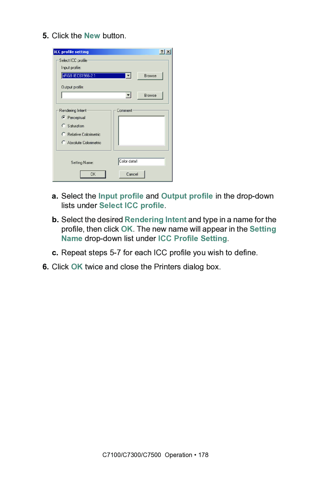 Oki manual C7100/C7300/C7500 Operation 