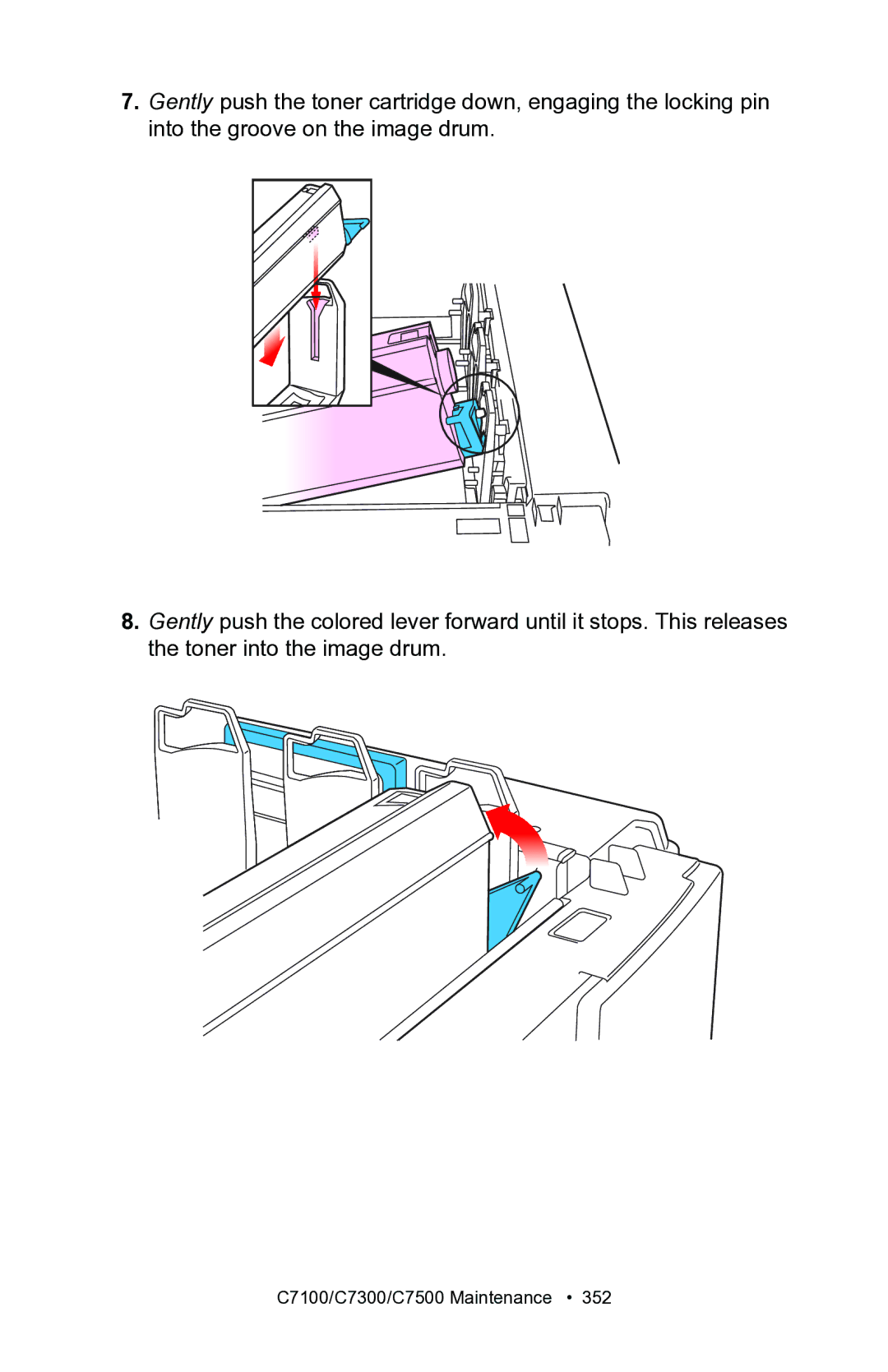 Oki manual C7100/C7300/C7500 Maintenance 