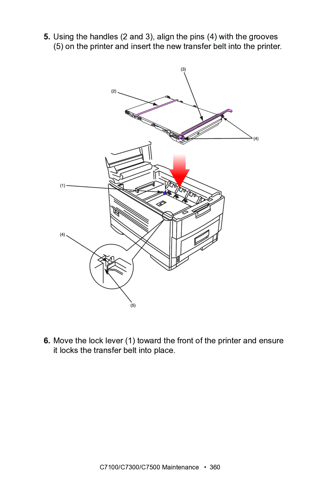 Oki manual C7100/C7300/C7500 Maintenance 