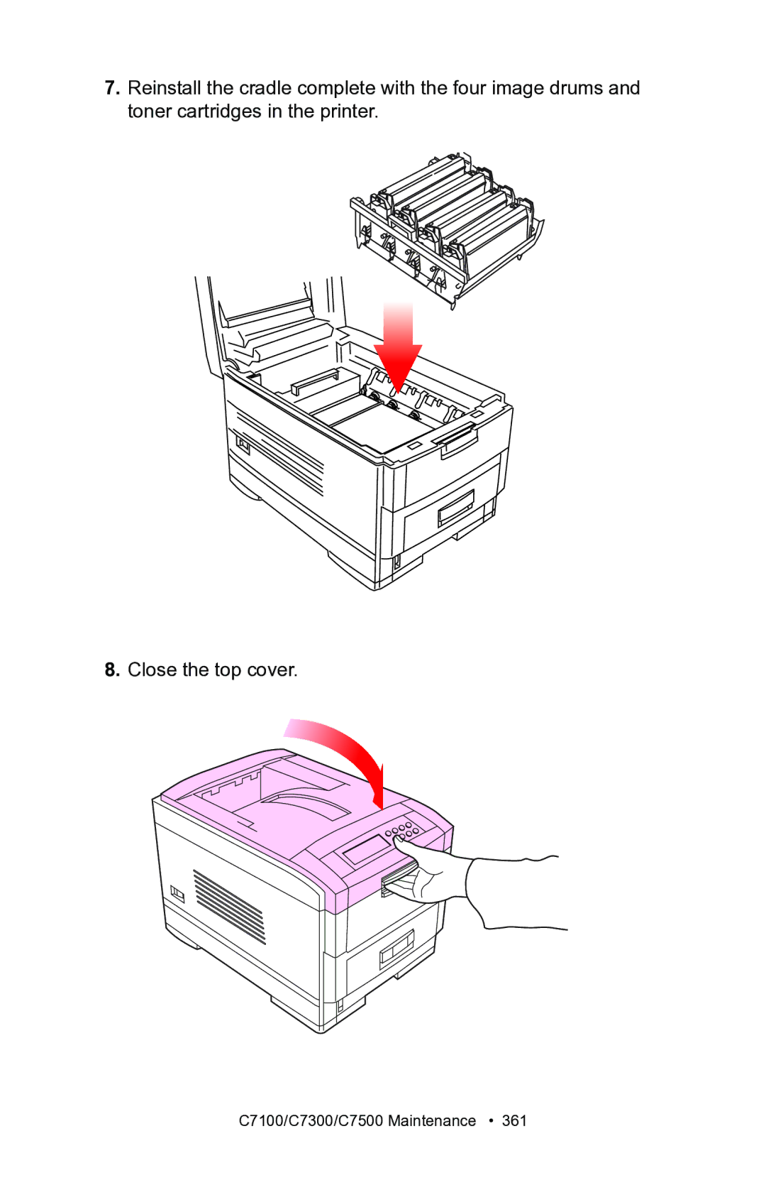 Oki manual C7100/C7300/C7500 Maintenance 