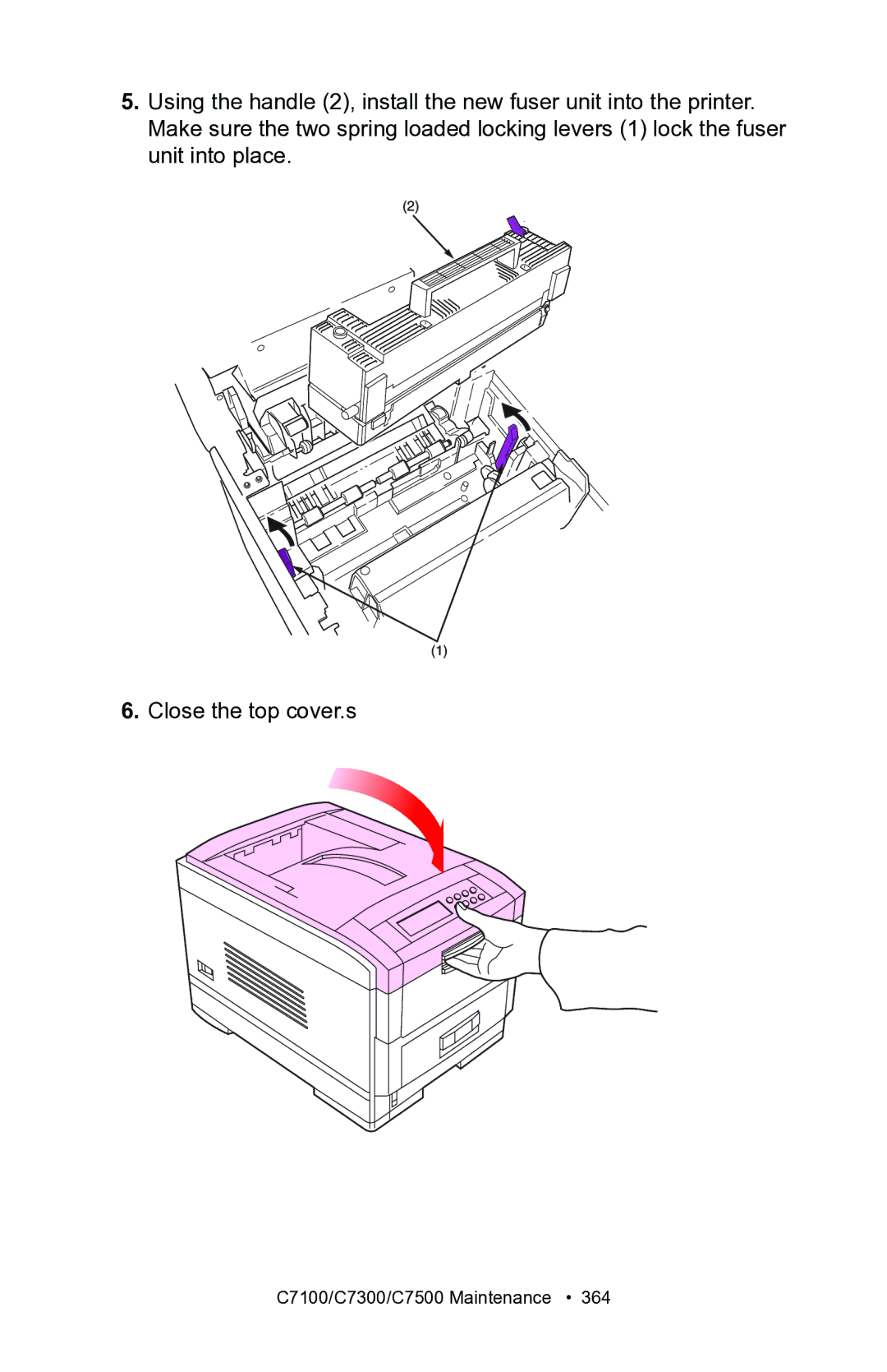 Oki manual C7100/C7300/C7500 Maintenance 