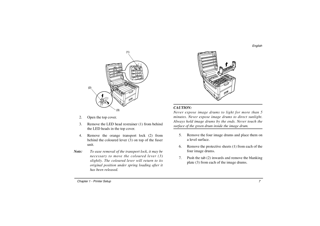 Oki C9000 Series setup guide English 