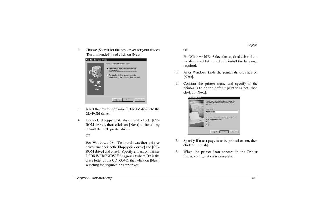 Oki C9000 Series setup guide English 