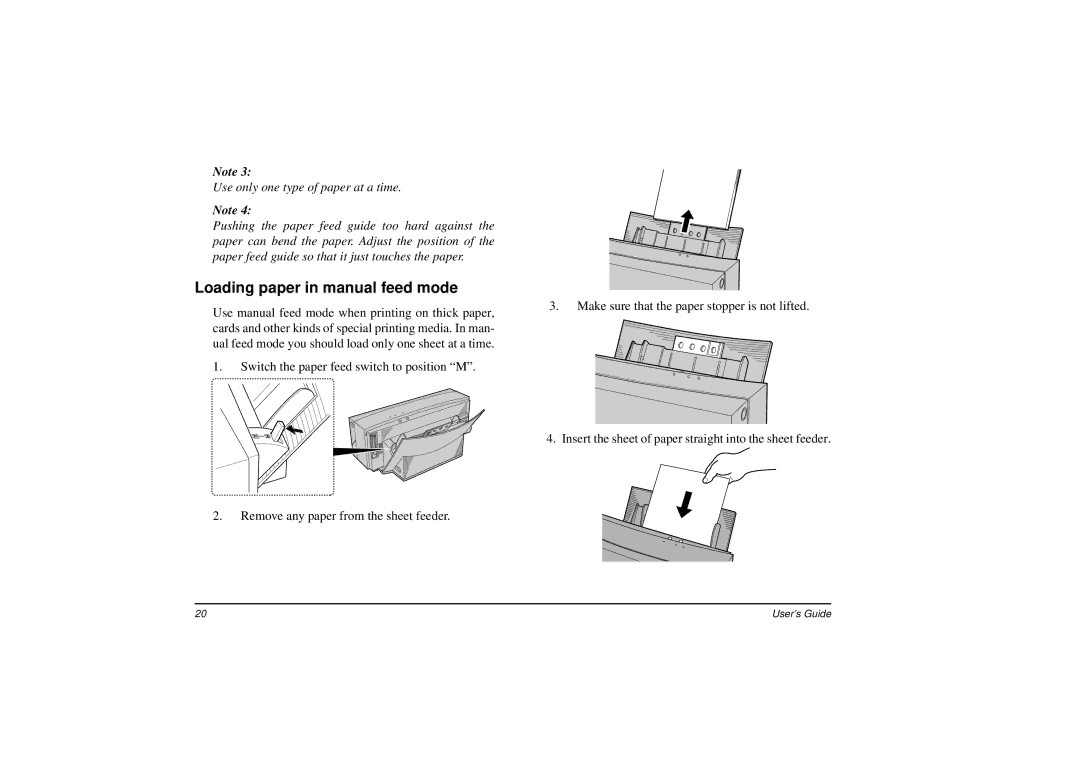 Oki DP-5000 Loading paper in manual feed mode 