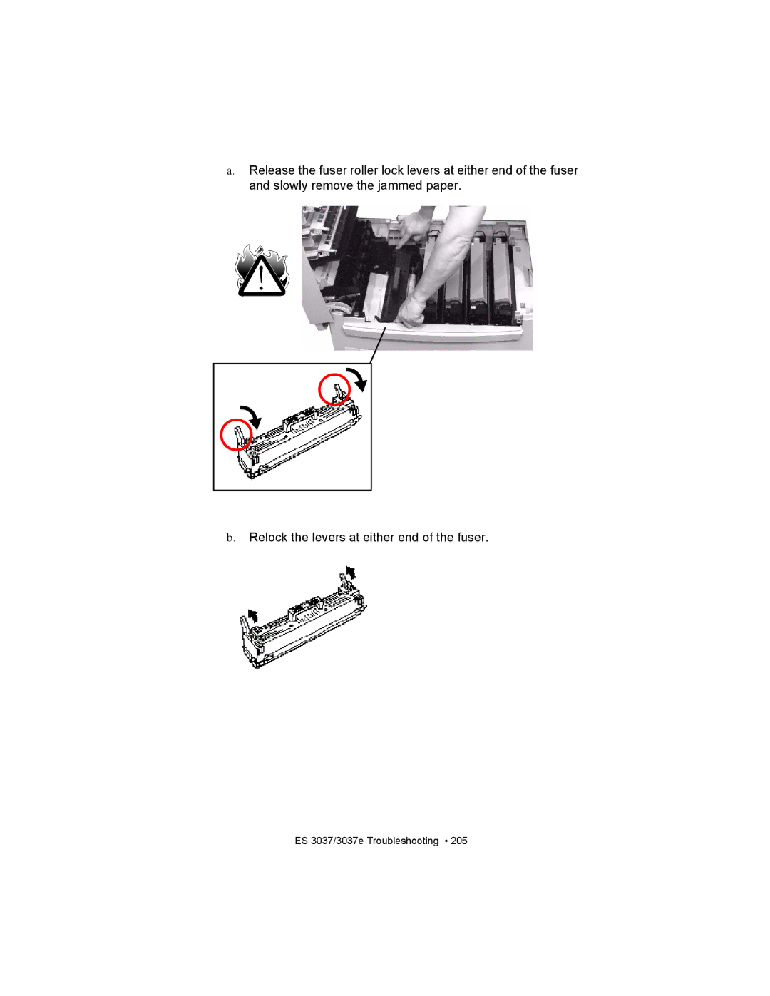 Oki ES3037 manual ES 3037/3037e Troubleshooting 