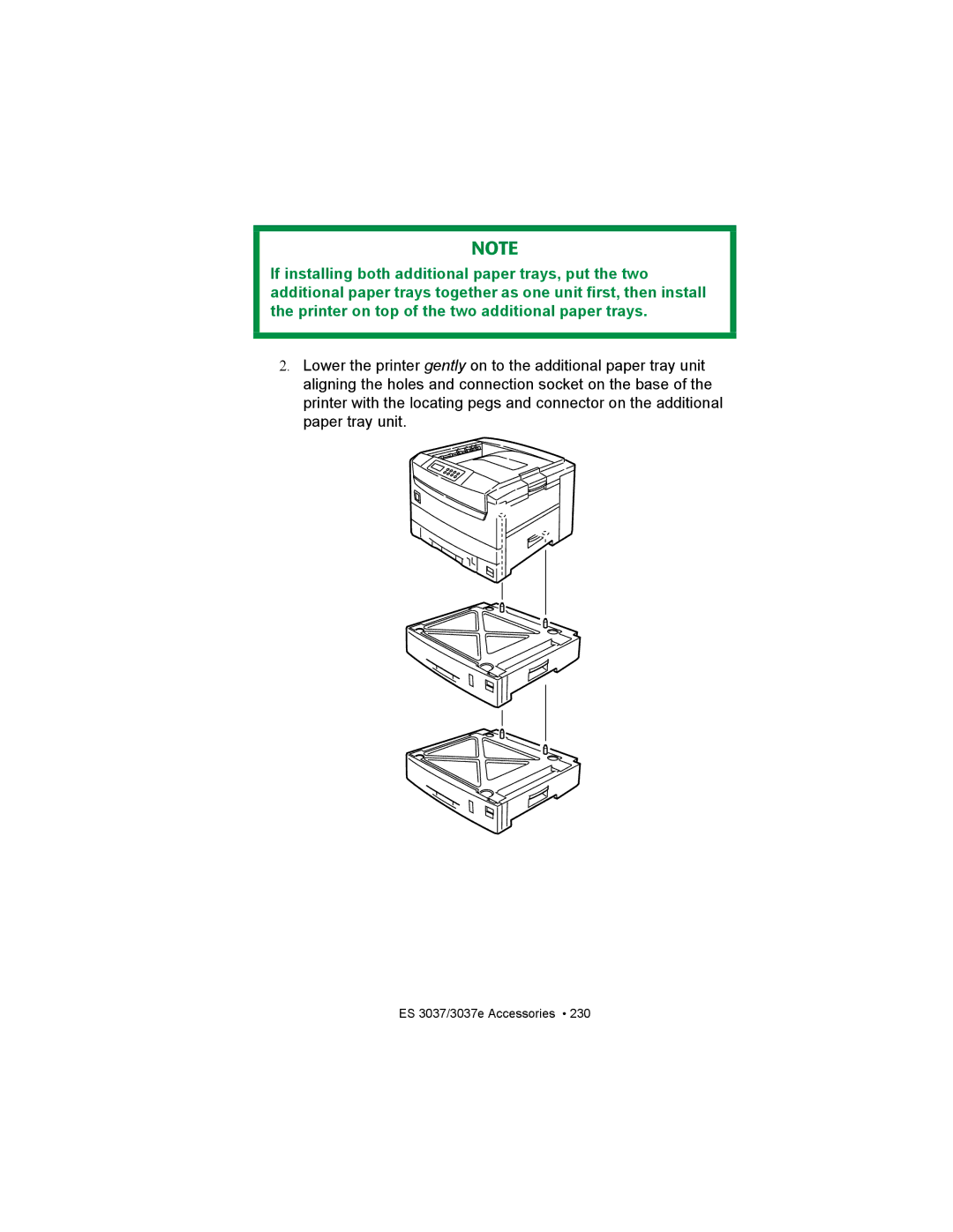 Oki ES3037 manual ES 3037/3037e Accessories 