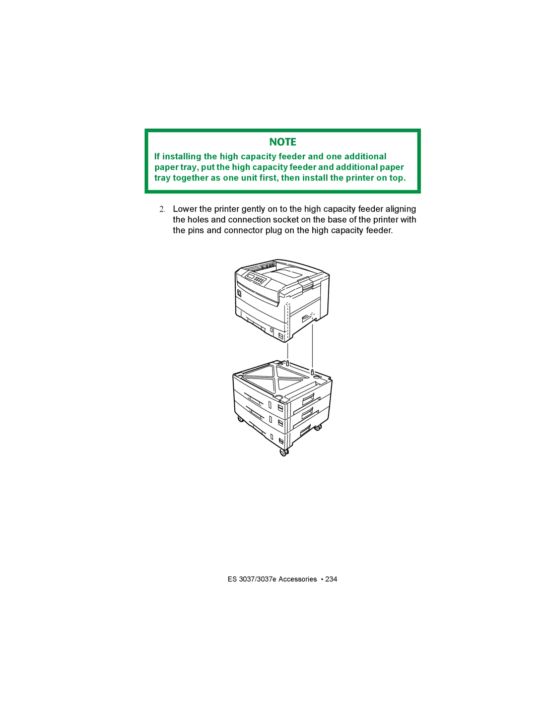 Oki ES3037 manual ES 3037/3037e Accessories 