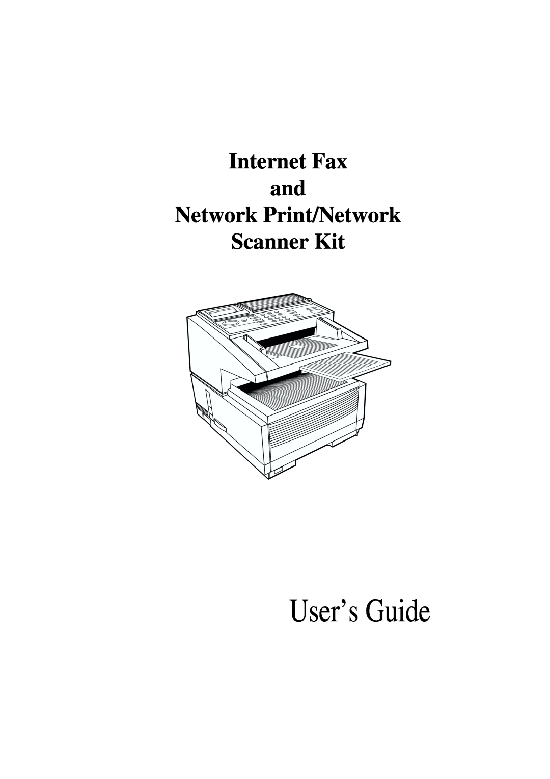 Oki ii manual User’s Guide, Internet Fax and Network Print/Network, Scanner Kit 